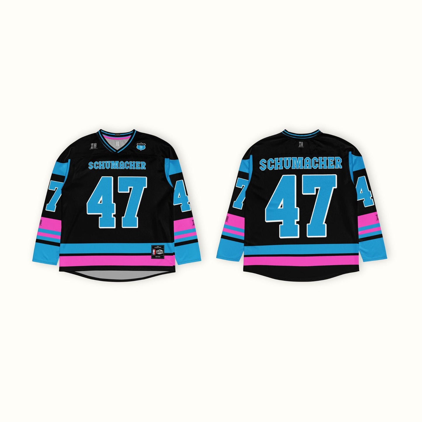 Racing Fan Oversized Hockey Jersey – Unisex Jersey with Bold Number Graphics