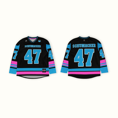 Racing Fan Oversized Hockey Jersey – Unisex Jersey with Bold Number Graphics