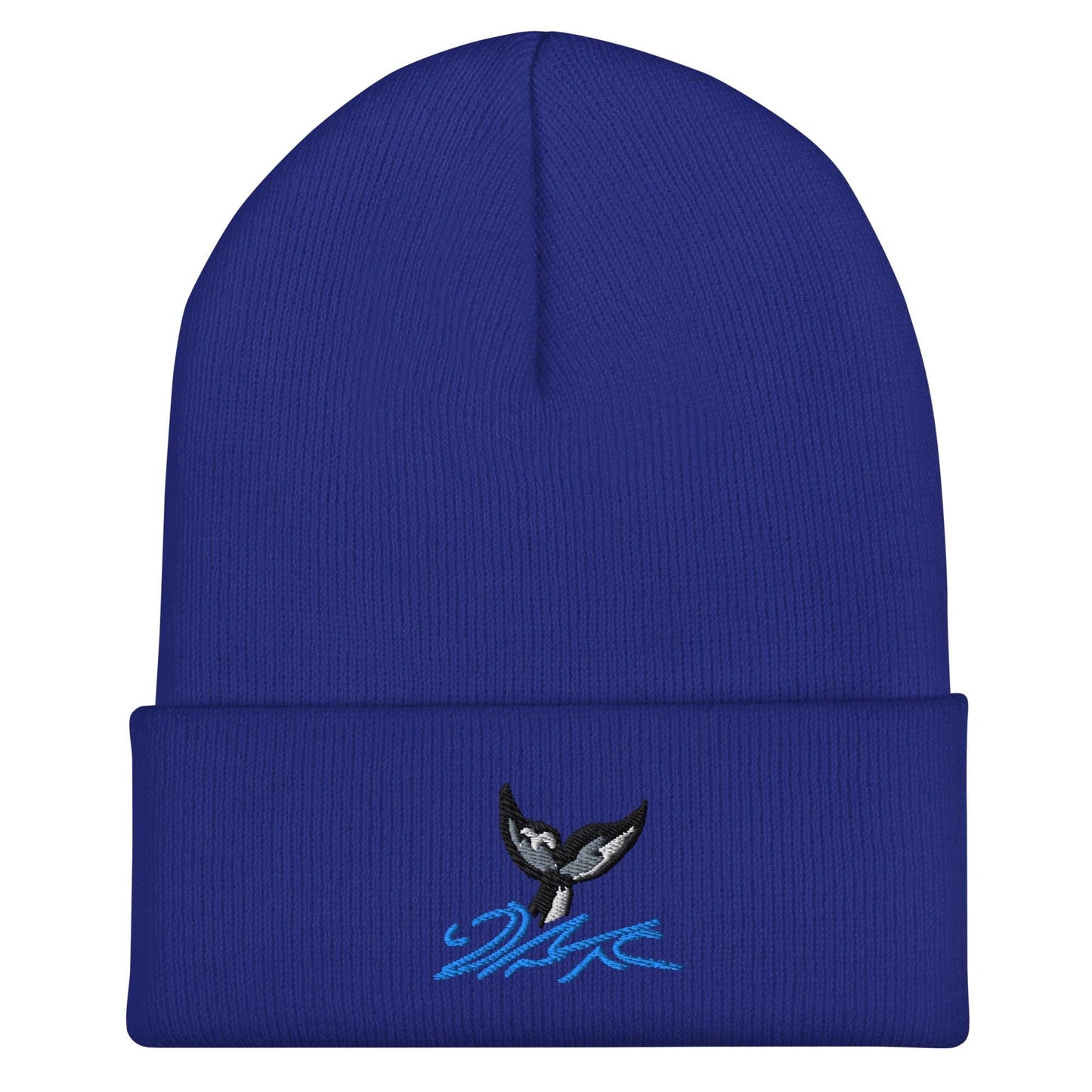 Whale Beanie, Handmade Cuffed Knit Unisex Slouchy Adult Winter Hat Cap Gift, Kawaii