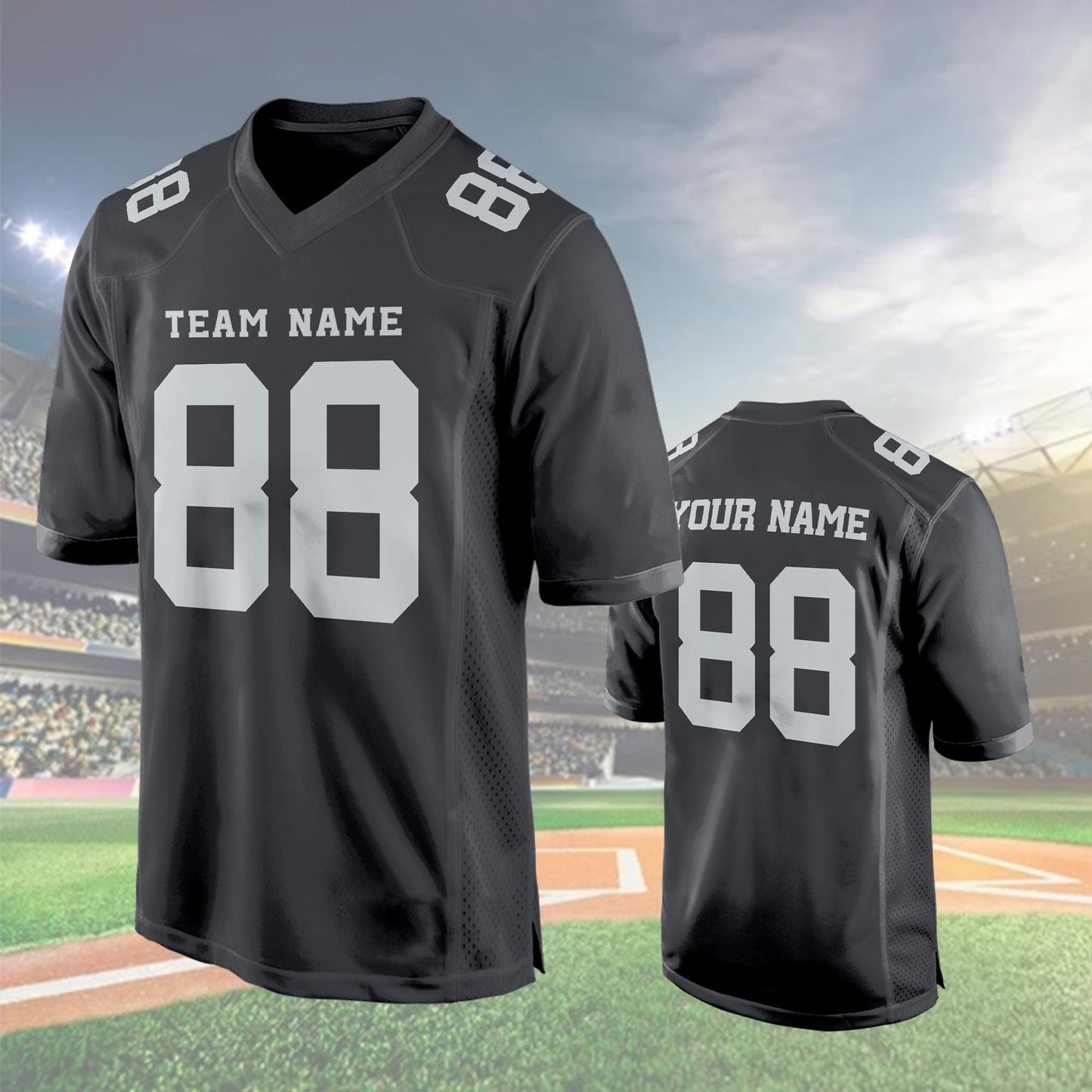 Custom Football Jersey, Personalized American Football Jerseys Name Number Logo, Embroidery Wedding  Gifts for Men Women Kids Toddler Fan