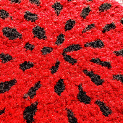 Watermelon Tufted Rug,Hand Tufted Fruit Rug,Custom Rug,Handmade Rug,Kitchen Rug,Area Rug,Home Decor,Living Room Rug,Cool Rug,Modern Rug