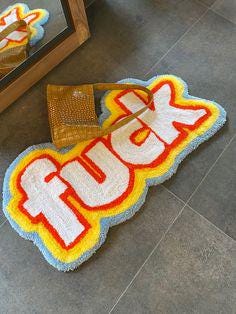 Custom Designed Hand-Tufted Rug Art