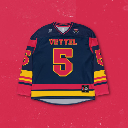 Racing Fan Apparel F1 Unisex Hockey Jersey : Redbull Racing #5 Inspired Unisex Hockey Jersey