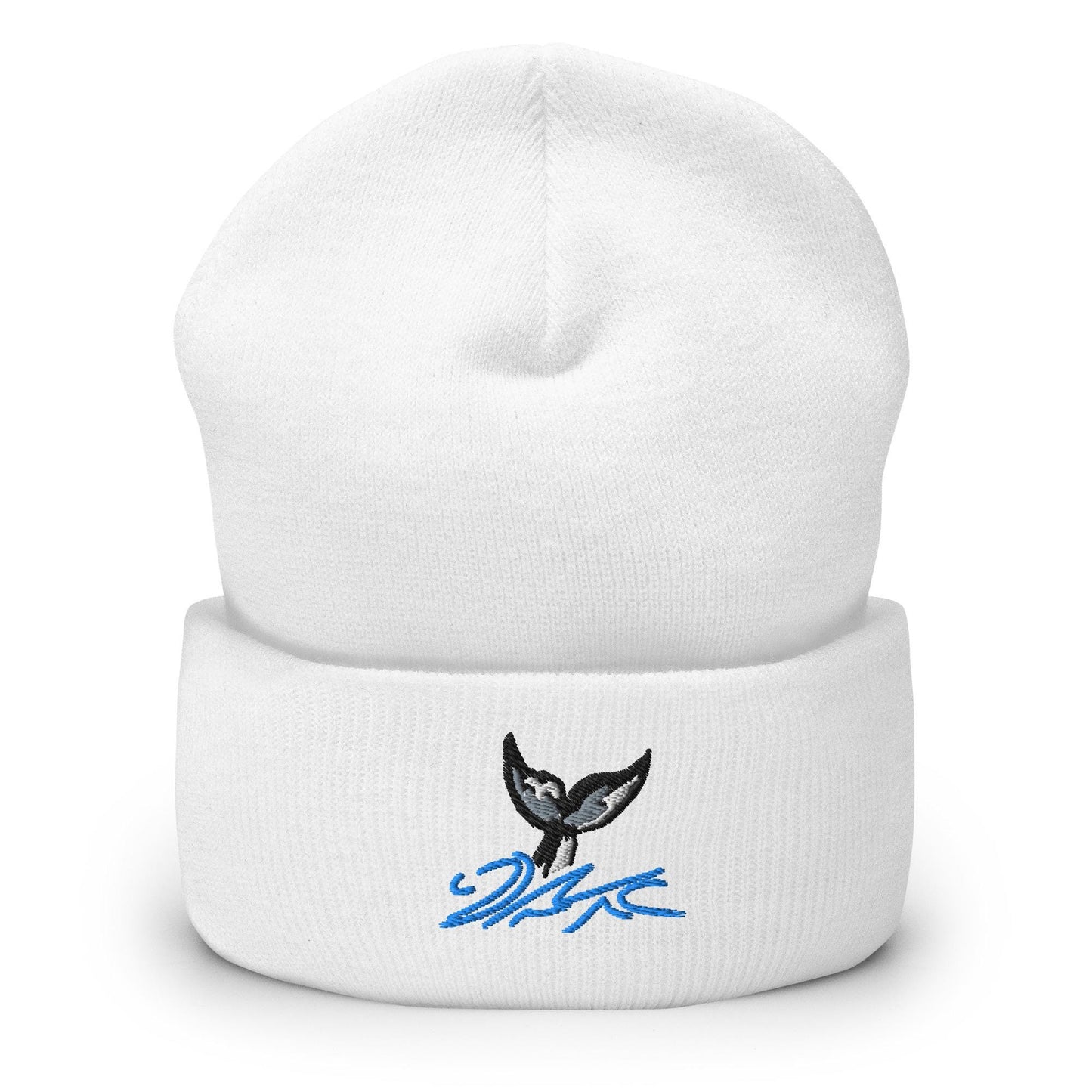Whale Beanie, Handmade Cuffed Knit Unisex Slouchy Adult Winter Hat Cap Gift, Kawaii