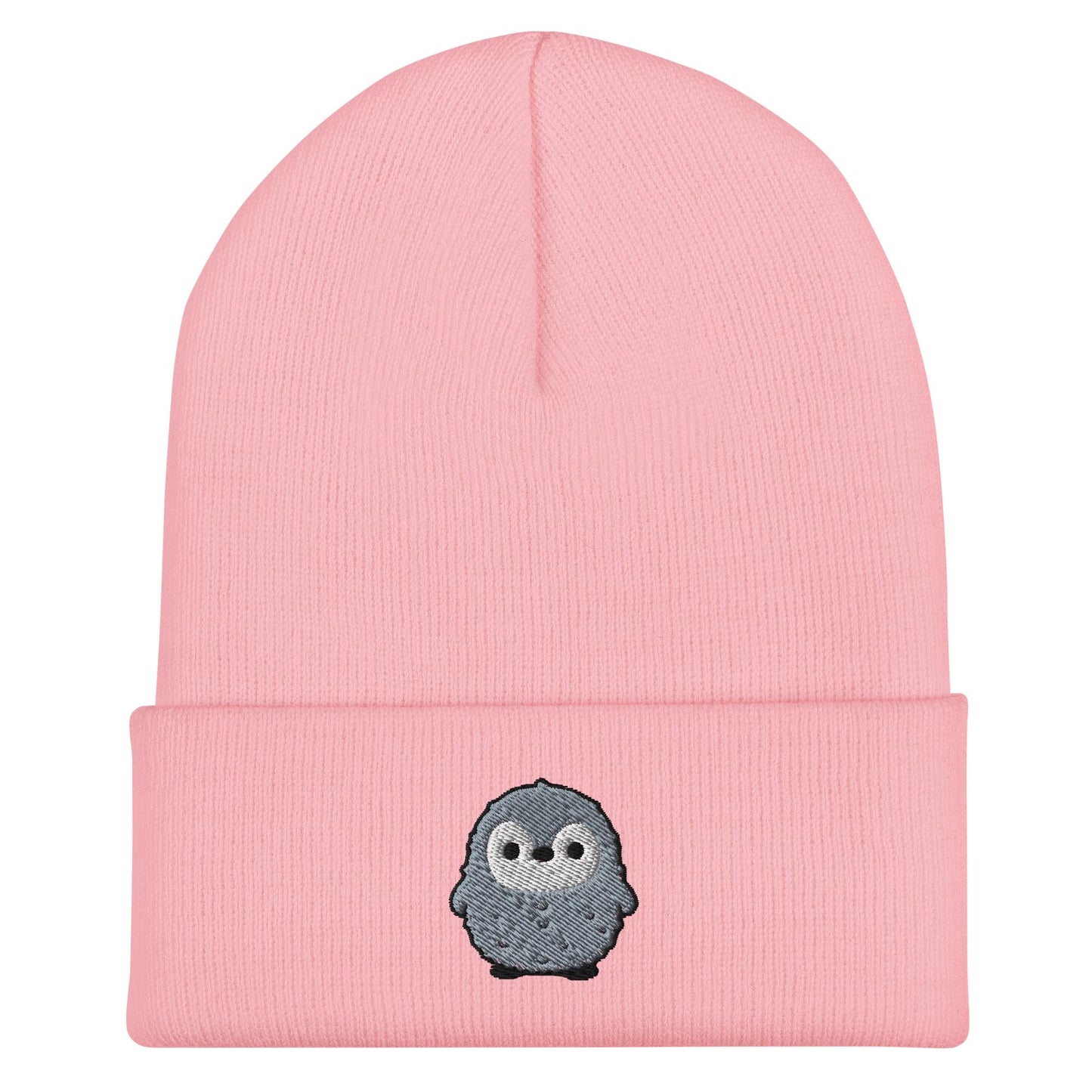 Pesto the Penguin Beanie, Handmade Cuffed Knit Unisex Slouchy Adult Winter Hat Cap Gift, Kawaii