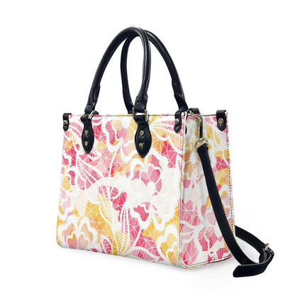 Ladies PU handbag With Floral Print,  PU Handbag, Women's Shoulder Bag, Shoulder Bag, Ladies Work Bag, Elegant Handbag, Versatile Bag