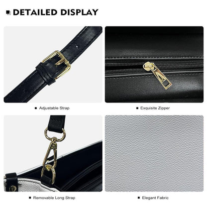 Ladies PU handbag With Floral Print,  PU Handbag, Women's Shoulder Bag, Shoulder Bag, Ladies Work Bag, Elegant Handbag, Versatile Bag
