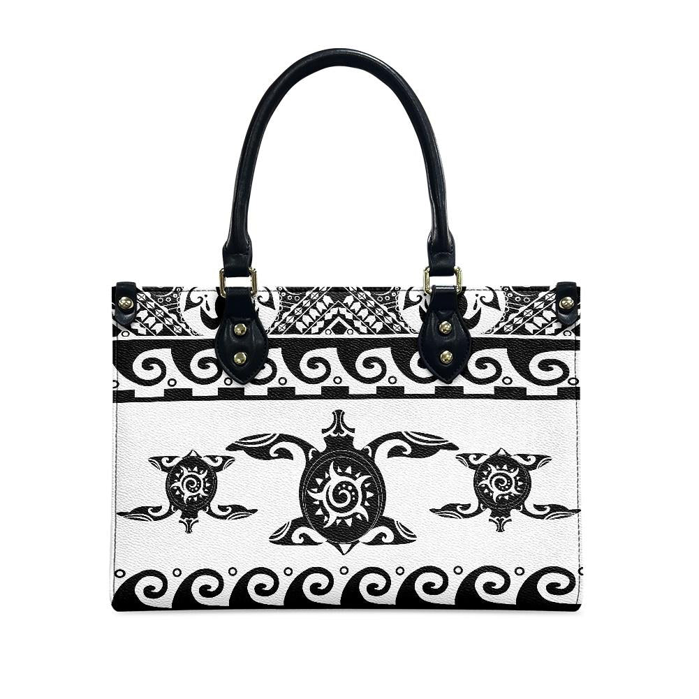 Ladies PU handbag With Sea Turtles, PU Handbag, Women's Shoulder Bag, Shoulder Bag, Ladies Work Bag, Elegant Handbag, Versatile Bag