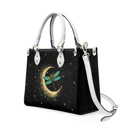 Ladies PU handbag With a Blue Dragonfly, PU Handbag, Women's Shoulder Bag, Shoulder Bag, Ladies Work Bag, Elegant Handbag, Versatile Bag