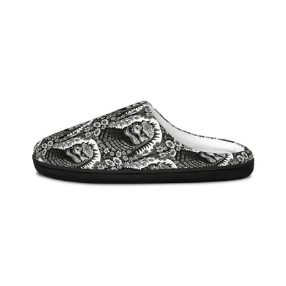 Godzilla Inspired Day of the Dead Art Sleepwear, Gift for Him, Birthday & Christmas Gift, Indoor Shoes
