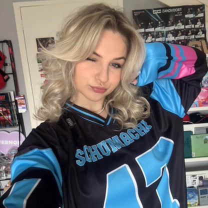 Racing Fan Oversized Hockey Jersey – Unisex Jersey with Bold Number Graphics