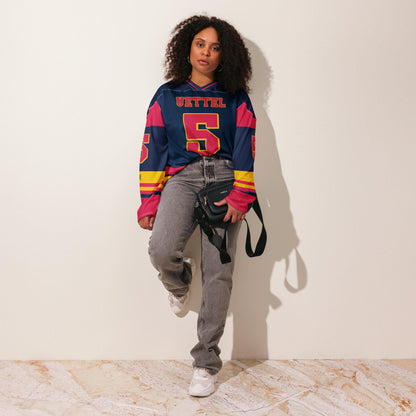 Racing Fan Apparel F1 Unisex Hockey Jersey : Redbull Racing #5 Inspired Unisex Hockey Jersey