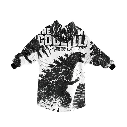 Children's Blanket Hoodie Godzilla Blanket Gojira Blanket Kaiju