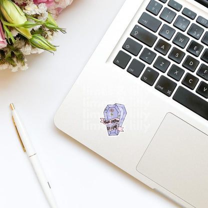 Your Coffin or Mine Funny Vinyl Sticker | Bookish Stickers | Water Bottle Sticker | Kindle Stickers | Trendy Stickers