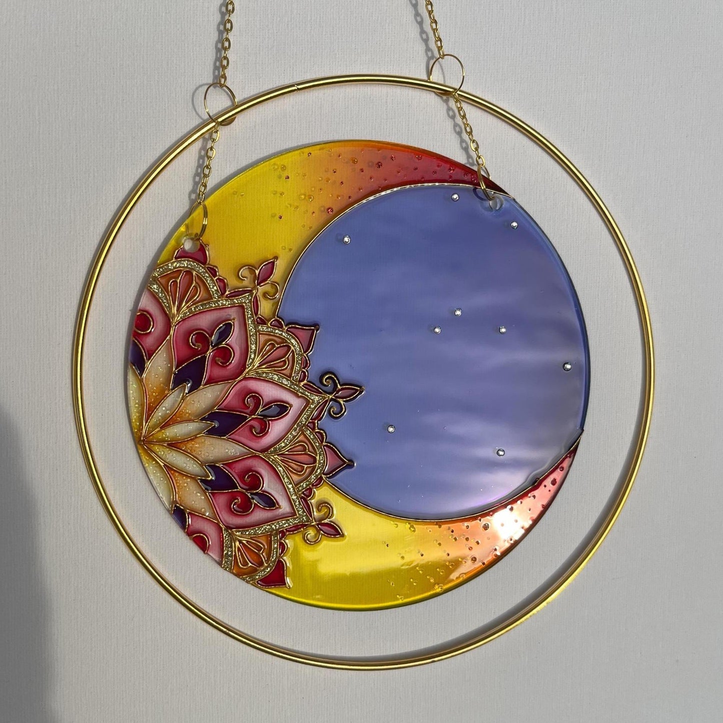 Creative Mandala Suncatcher Cute art for window Kitchen decoration Mothers day gift