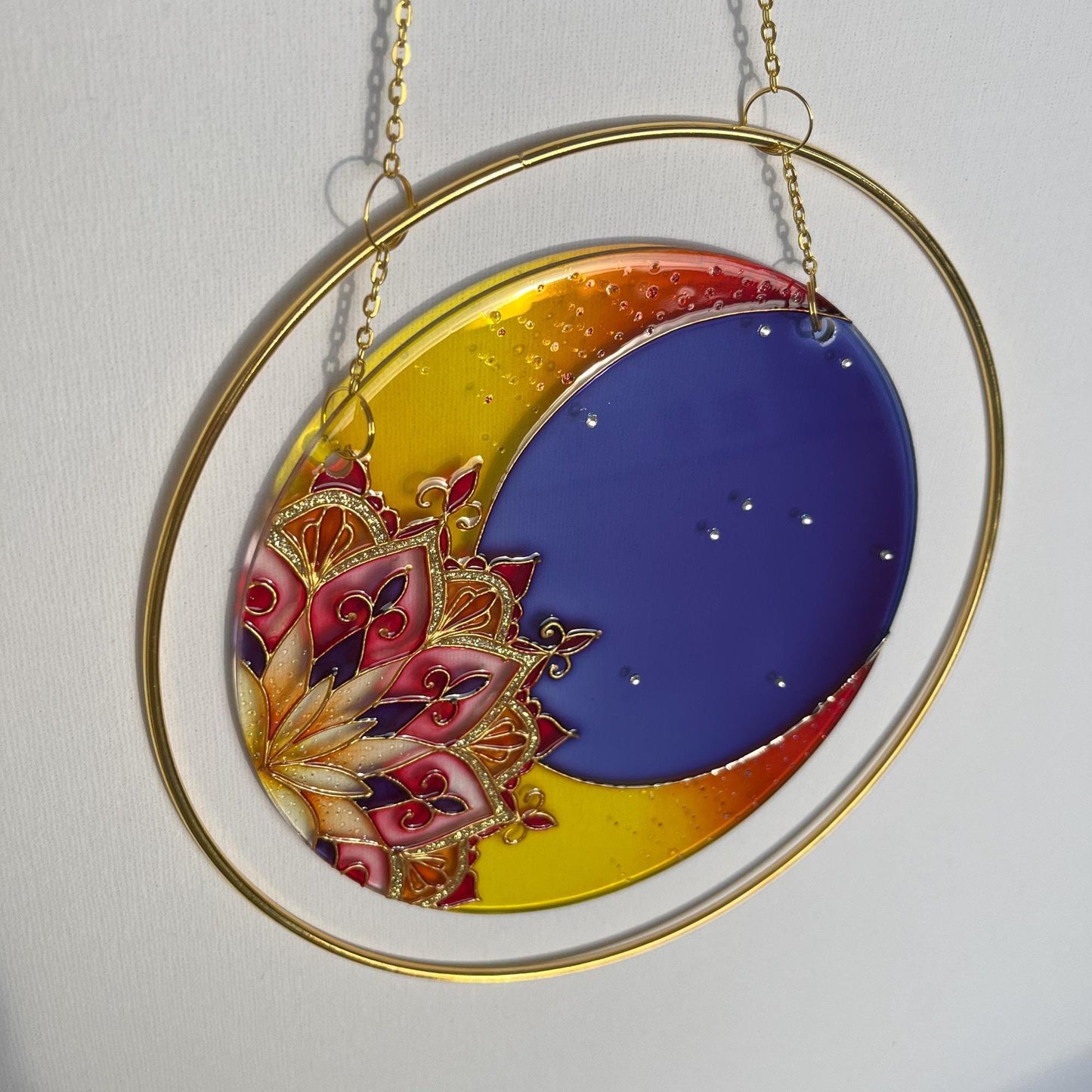 Creative Mandala Suncatcher Cute art for window Kitchen decoration Mothers day gift