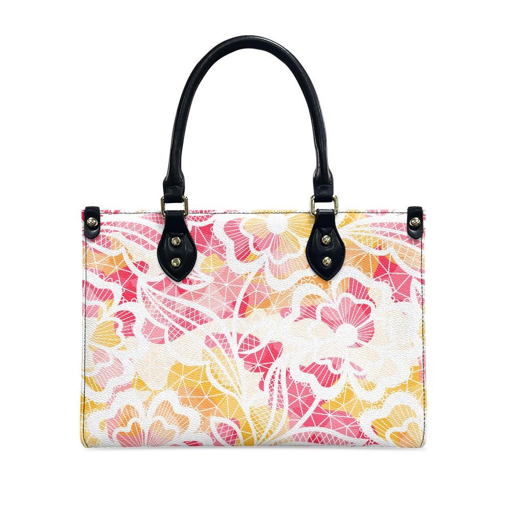 Ladies PU handbag With Floral Print,  PU Handbag, Women's Shoulder Bag, Shoulder Bag, Ladies Work Bag, Elegant Handbag, Versatile Bag