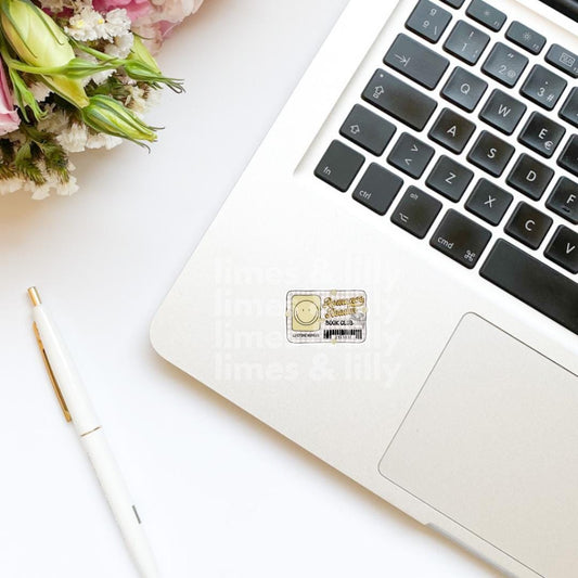 Romance Reader Book Club Lifetime Member Card ID Vinyl Sticker | Book Stickers | Kindle Stickers | Bookish Stickers | Gift for Book Lover