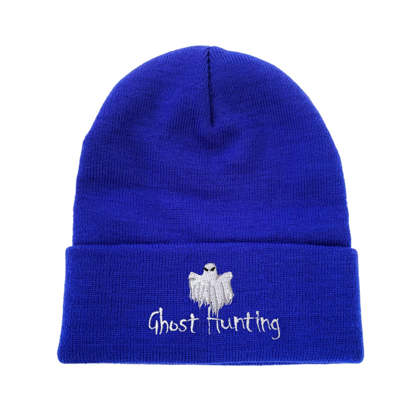 Ghost hunting Embroidered Beanie Halloween Winter Hat