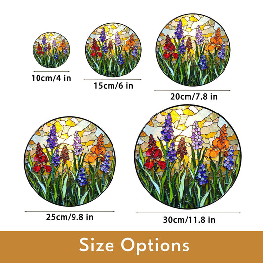 Stained Glass Flower Suncatcher Handmade Window Decor Gift for Mom Friend