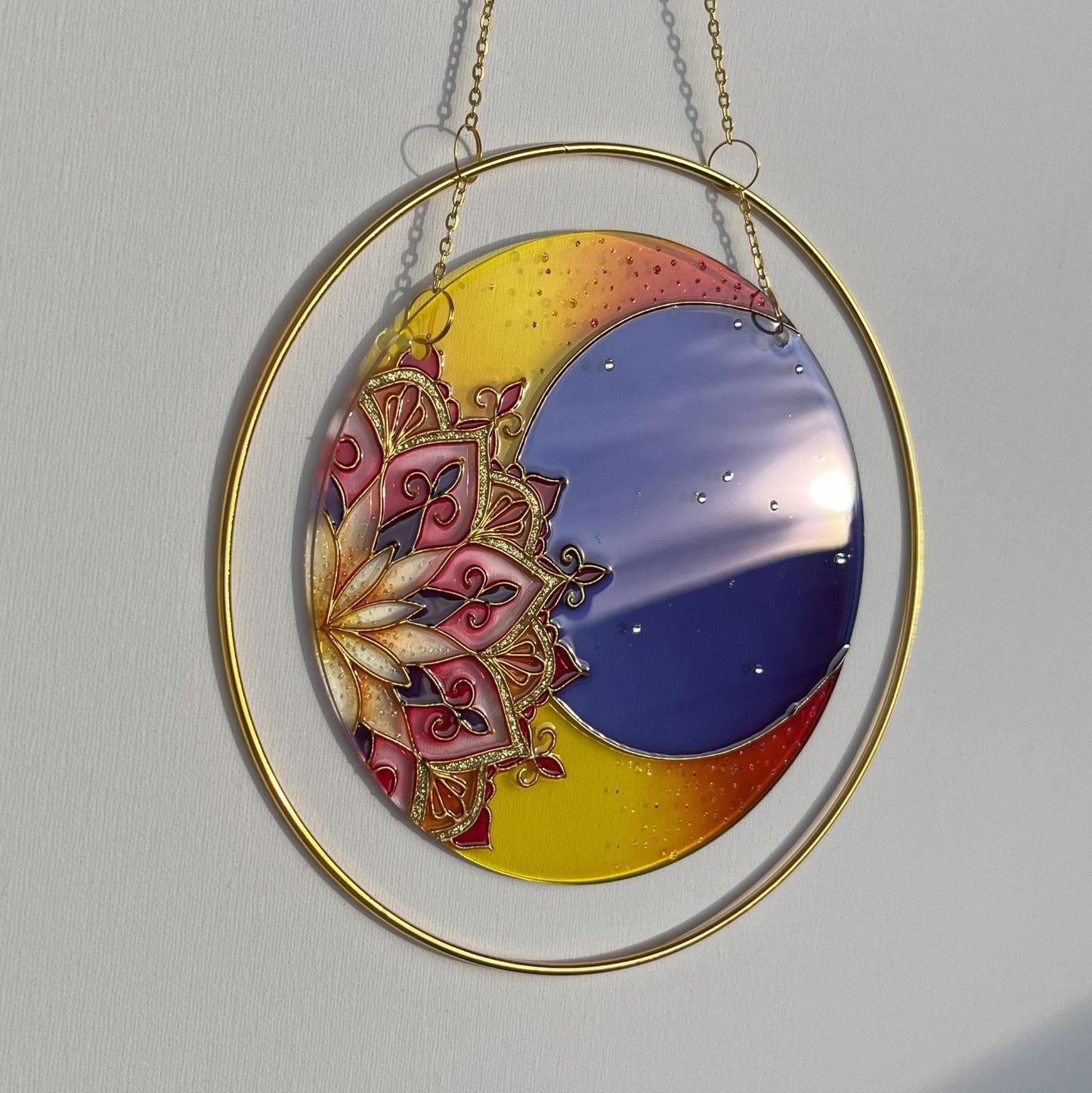 Creative Mandala Suncatcher Cute art for window Kitchen decoration Mothers day gift