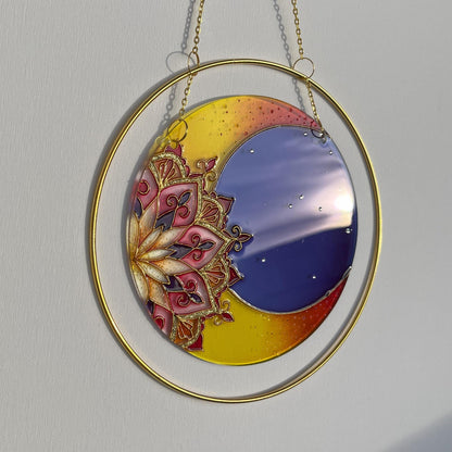 Creative Mandala Suncatcher Cute art for window Kitchen decoration Mothers day gift