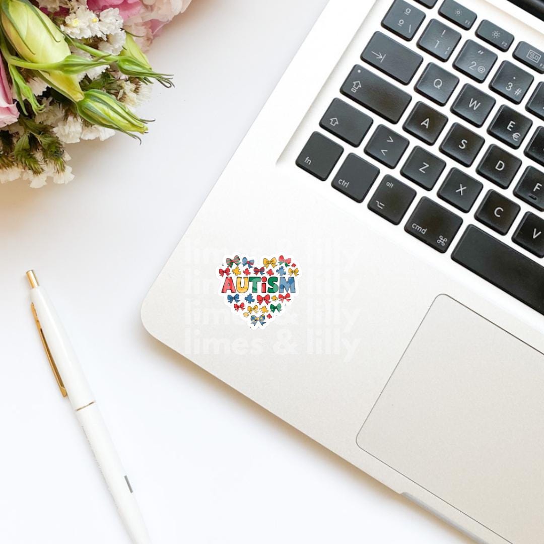Autism Love Puzzle Awareness Vinyl Sticker | Autism Awareness Sticker | Puzzle | Awareness Month | Special Needs | Medical Mom |  Die Cut