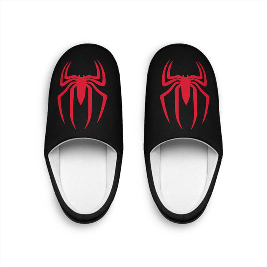 Red Spider Slippers: Women's Cozy Flannel Fleece House Shoes