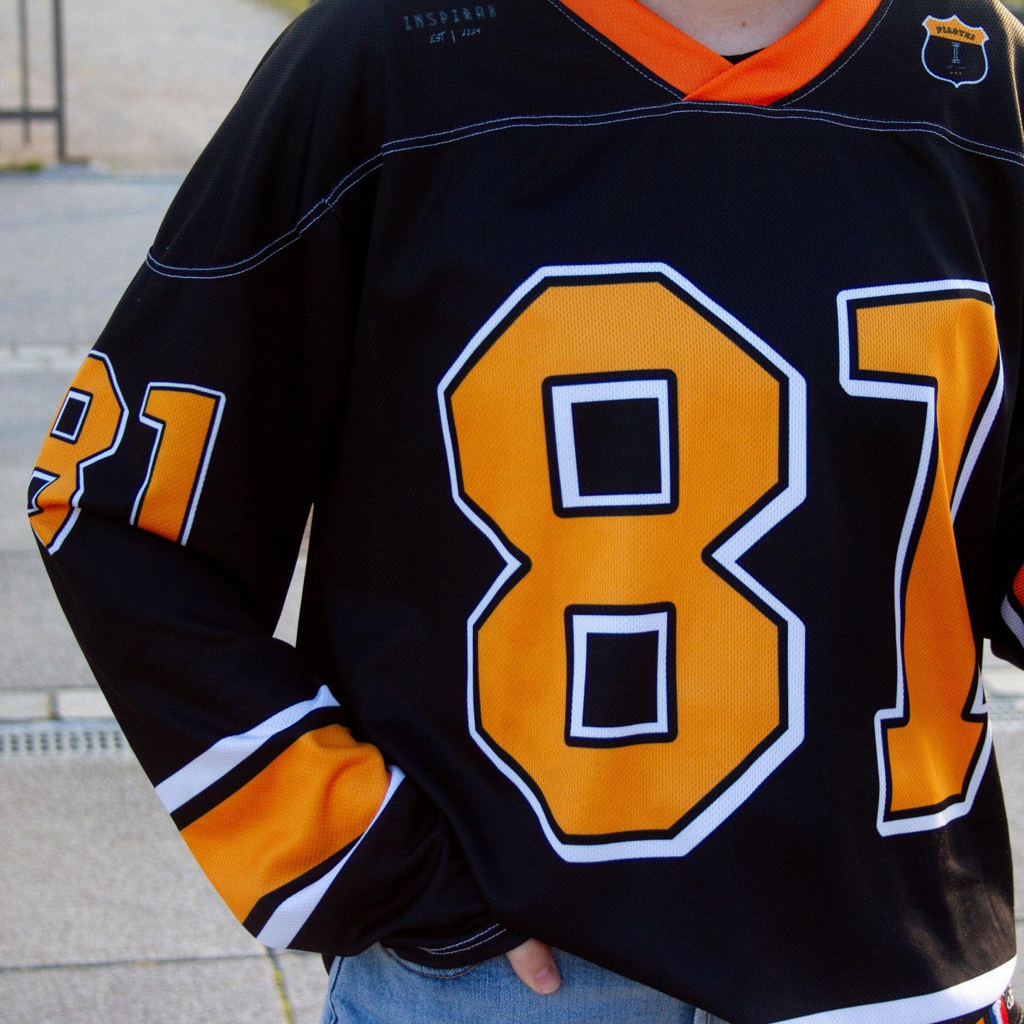 #81 McLaren Inspired Oversized Unisex Hockey Jersey, Formula Racing Fan Apparel