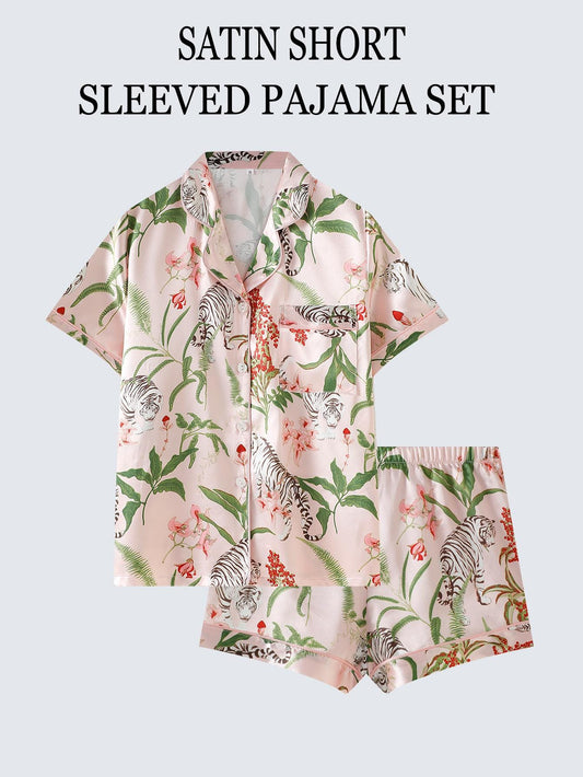 Silk Whisper Satin Pajama Set