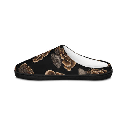Black Mushroomful Women Slipper Gifte Womens Indoor Slippers Cozy Home Footwear Perfect Giftfor Her Housewarming Birthdays Mother's Day