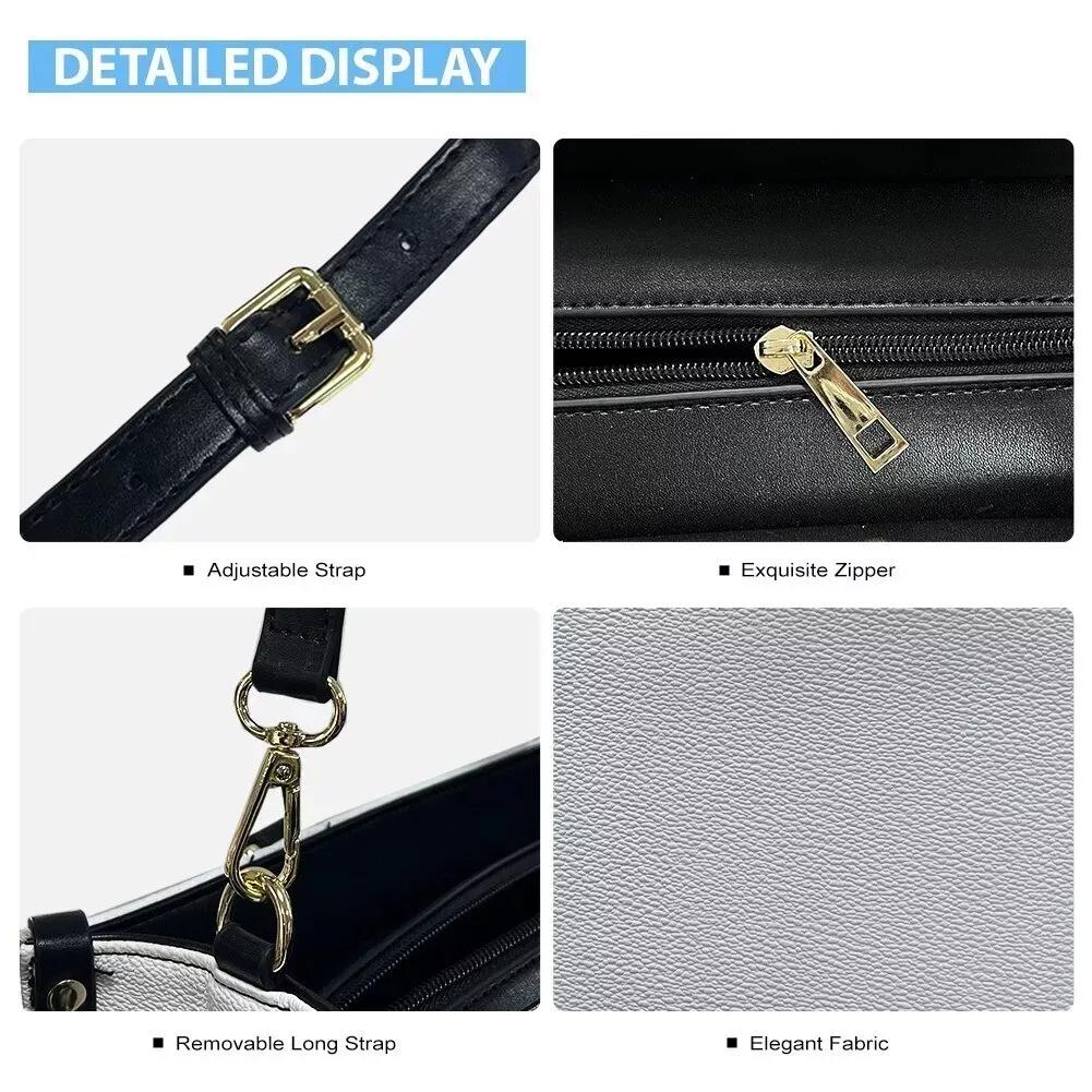 Personalized PU Leather Handbag For Women - I Said What I Said Pop Art Girl Retro Tote Bag, Fashion Lover Bag For Birthday Christmas Umu1-24