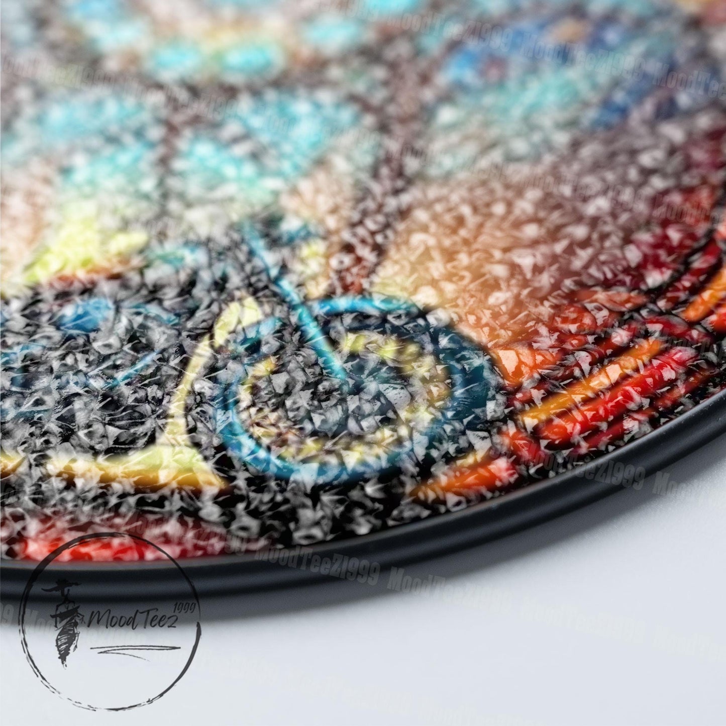 Motorcycle Stained Glass Window Hanging, Biker Angel Wings Suncatcher, Memorial Ride Decor, Unique Gift for Riders and Road Lovers