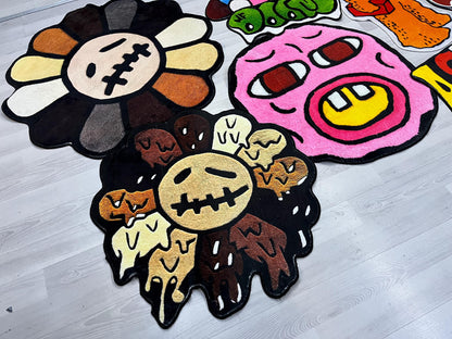 Kirby Game Rug, Cute Rug, Pink Rug, Kirby Rug, Gift for Daughter, Video Game Characters, Kids Room Rug, Area Rug, Tufted Look Printed Rug