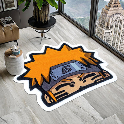 Anime Logo Rug, Anime Lover Gift Rug, Anime Characters Rug, Japan Rug, Area Rug, Anime Rug, Kawai Rug, Manga Rug, Tufted Look Printed Rug