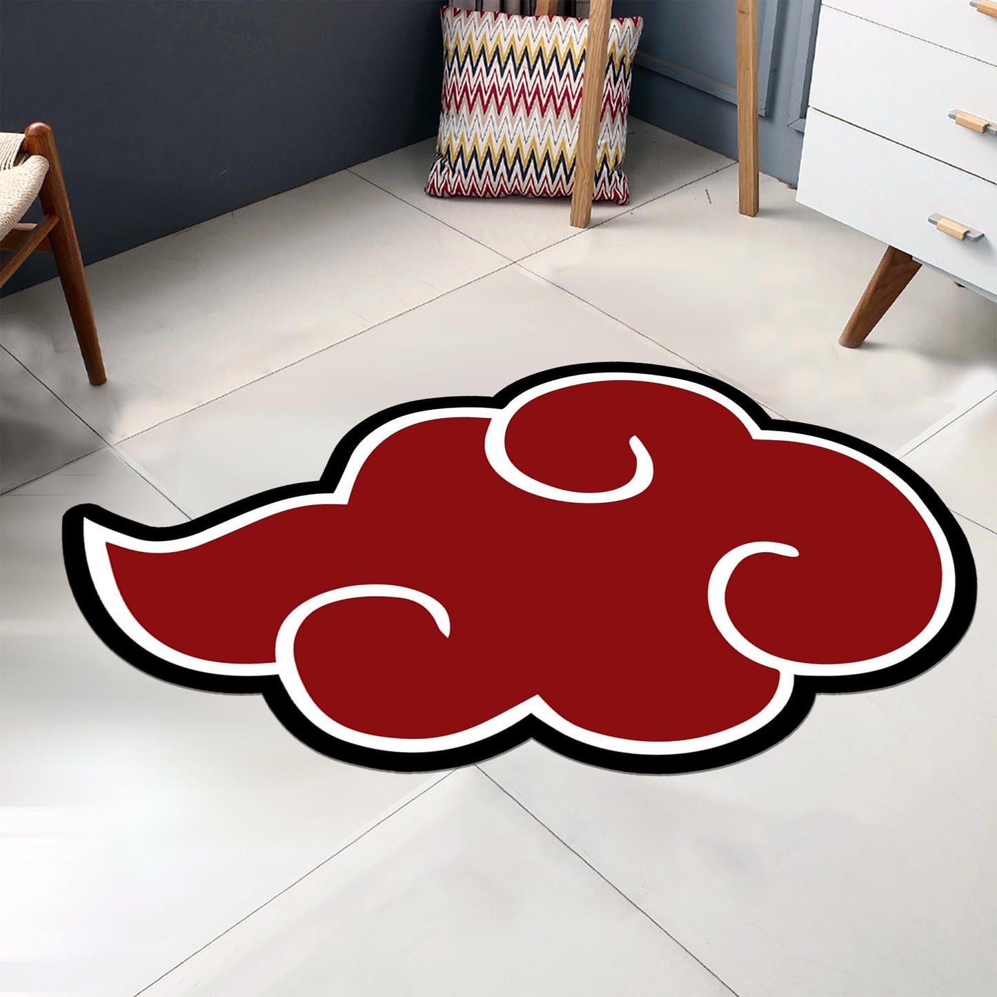 Anime Logo Rug, Anime Lover Gift Rug, Anime Characters Rug, Japan Rug, Area Rug, Anime Rug, Kawai Rug, Manga Rug, Tufted Look Printed Rug