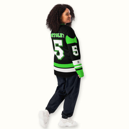 Bold Number 5 Oversized Racing Hockey Jersey – Lightweight Unisex Streetwear Jersey for Racing Enthusiasts