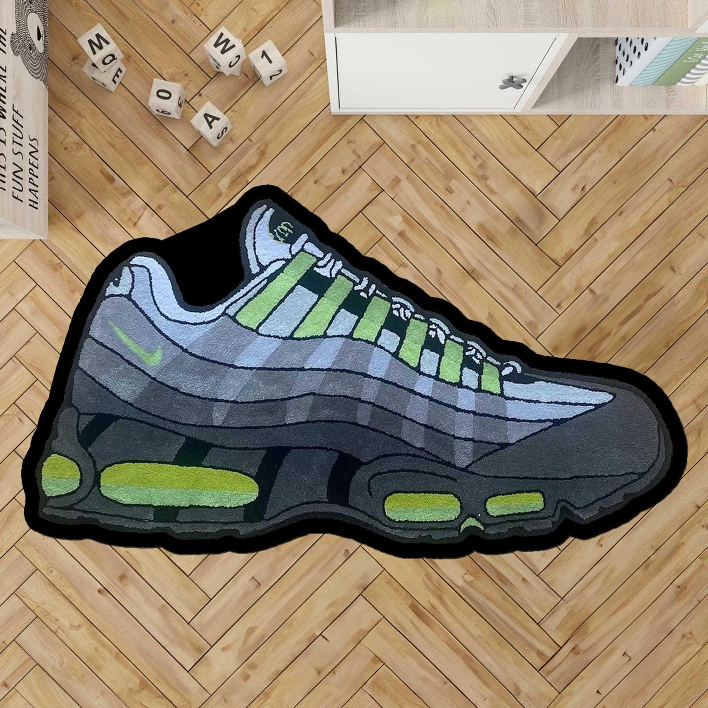 Sneaker Rug, Shoes Rug,Urban Style Rug,Air Shoes Rug,Sneaker Room Decor, Sneaker Mat,Gift For Him,Teenage Room Rug,Street Fashion,Hypebeast