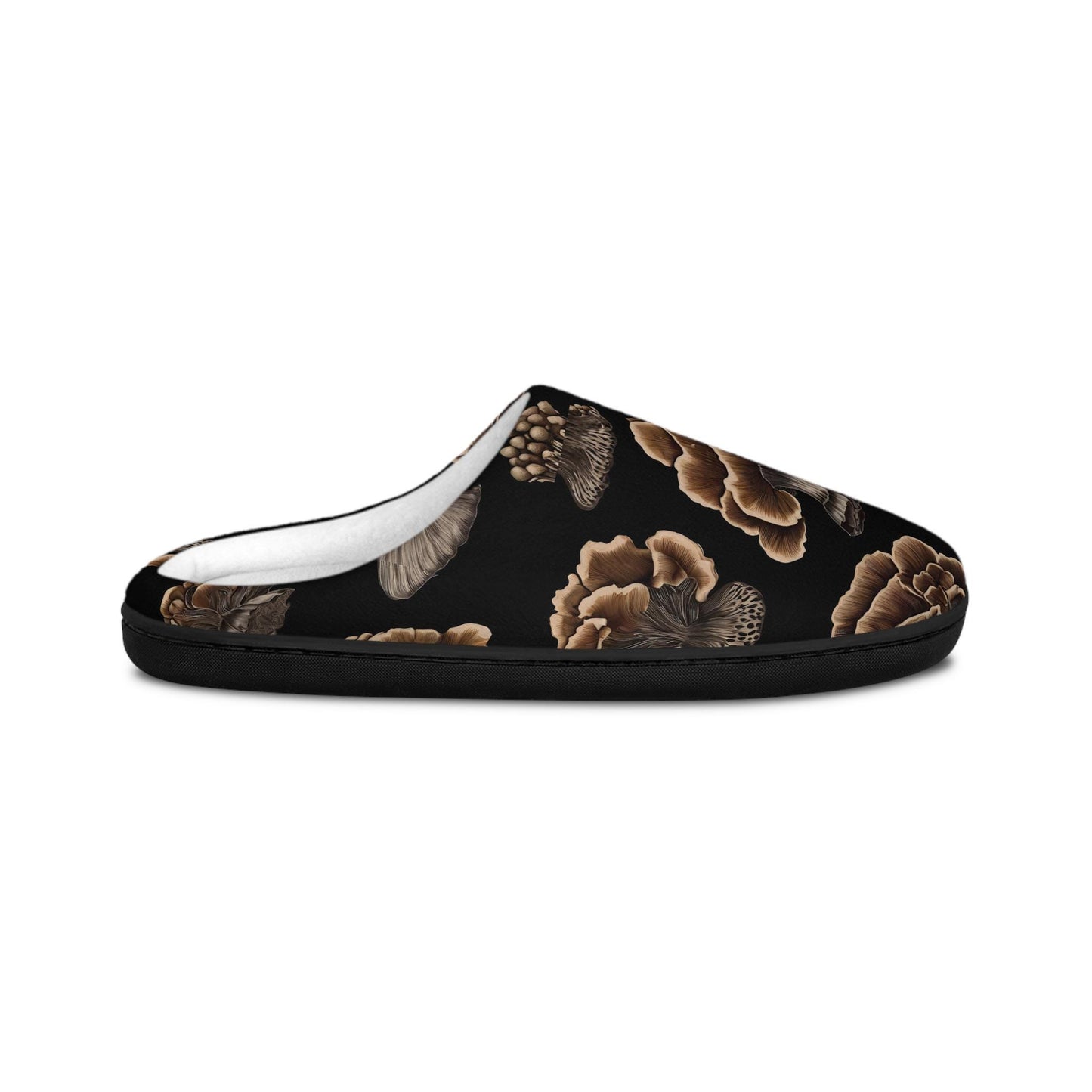 Black Mushroomful Women Slipper Gifte Womens Indoor Slippers Cozy Home Footwear Perfect Giftfor Her Housewarming Birthdays Mother's Day