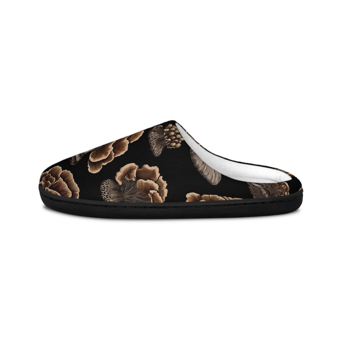 Black Mushroomful Women Slipper Gifte Womens Indoor Slippers Cozy Home Footwear Perfect Giftfor Her Housewarming Birthdays Mother's Day