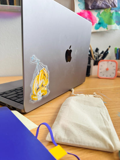 Blue Buckeye Butterfly Sticker  | Illustrated Artwork | Butterfly Decal