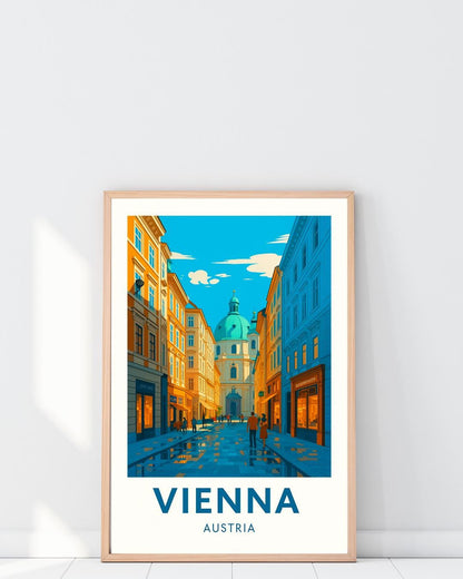 Vienna Print, Austria Wall Art, Vienna Wall Art, Vienna Travel Print, Austria, Birthday Present, Wedding Gift, Travel Decor, Travel Wall Art