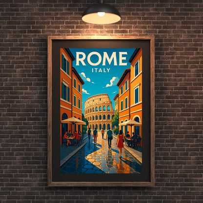 Rome Print, Italy Wall Art, Rome Wall Art, Rome Poster, Rome Travel Print, Birthday Present, Wedding Gift, Travel Decor, Travel Wall Art