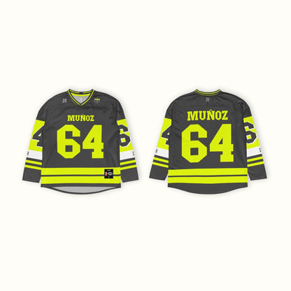 Racing Fan Oversized Unisex Hockey Jersey , Bold #64 Oversized Racing Hockey Jersey