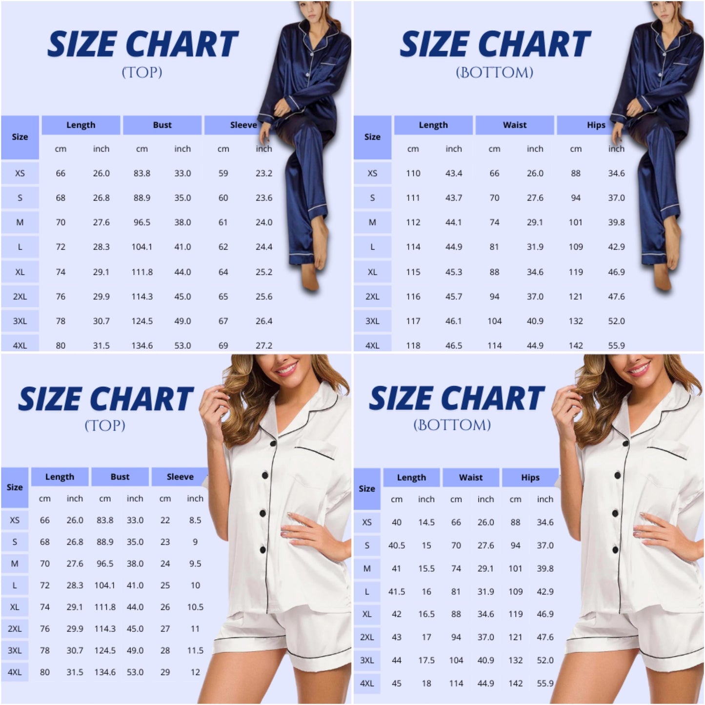 Mom Birthday Gift, Blue Cocktail Coquette Pajamas Satin Set, Women Gift, Mother Gift, Birthday Gift Women, Bridesmaid Gifts, Bachelorette