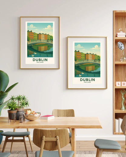 Dublin Poster, Ireland Wall Art, Dublin Wall Art, Dublin Print, Dublin Travel Print, Ireland, Wedding Gift, Birthday Present, Travel Decor