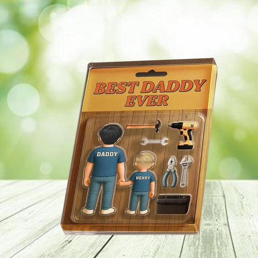 Personalized Father's Day Gift For Dad, Custom Figure Acrylic Block, Personalized Acrylic Block Plaque, Father's Day Gifts For Husband