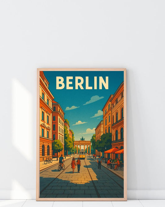 Berlin Print, Germany Wall Art, Berlin Wall Art, Berlin Travel Print, Germany, Birthday Present, Wedding Gift, Travel Decor, Travel Wall Art