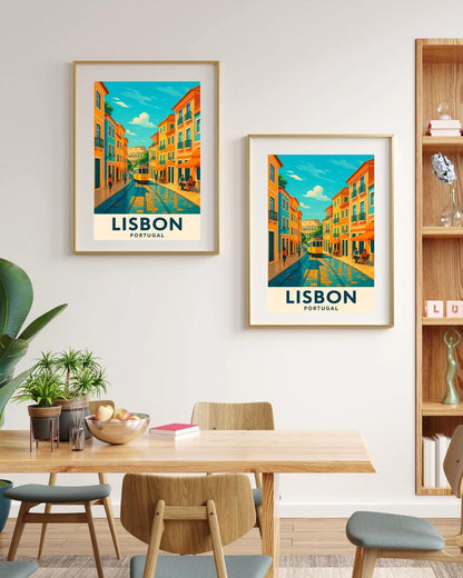 Lisbon Print, Lisbon Wall Art, Portugal Wall Art, Lisbon Travel Print, Birthday Present, Wedding Gift, Travel Decor, Travel Wall Art, Travel