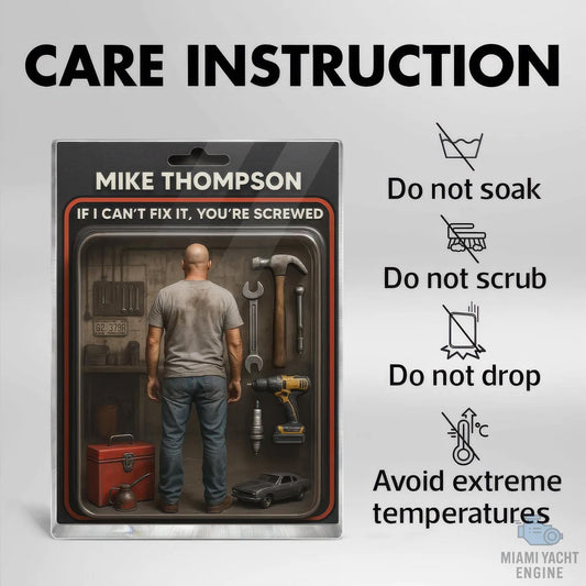 Custom Name If Dad Can’t Fix It, No One Can Acrylic Block Plaque, Dad's Workshop Tools Acrylic Block Plaque, Father’s Day Gift For Handy Dad